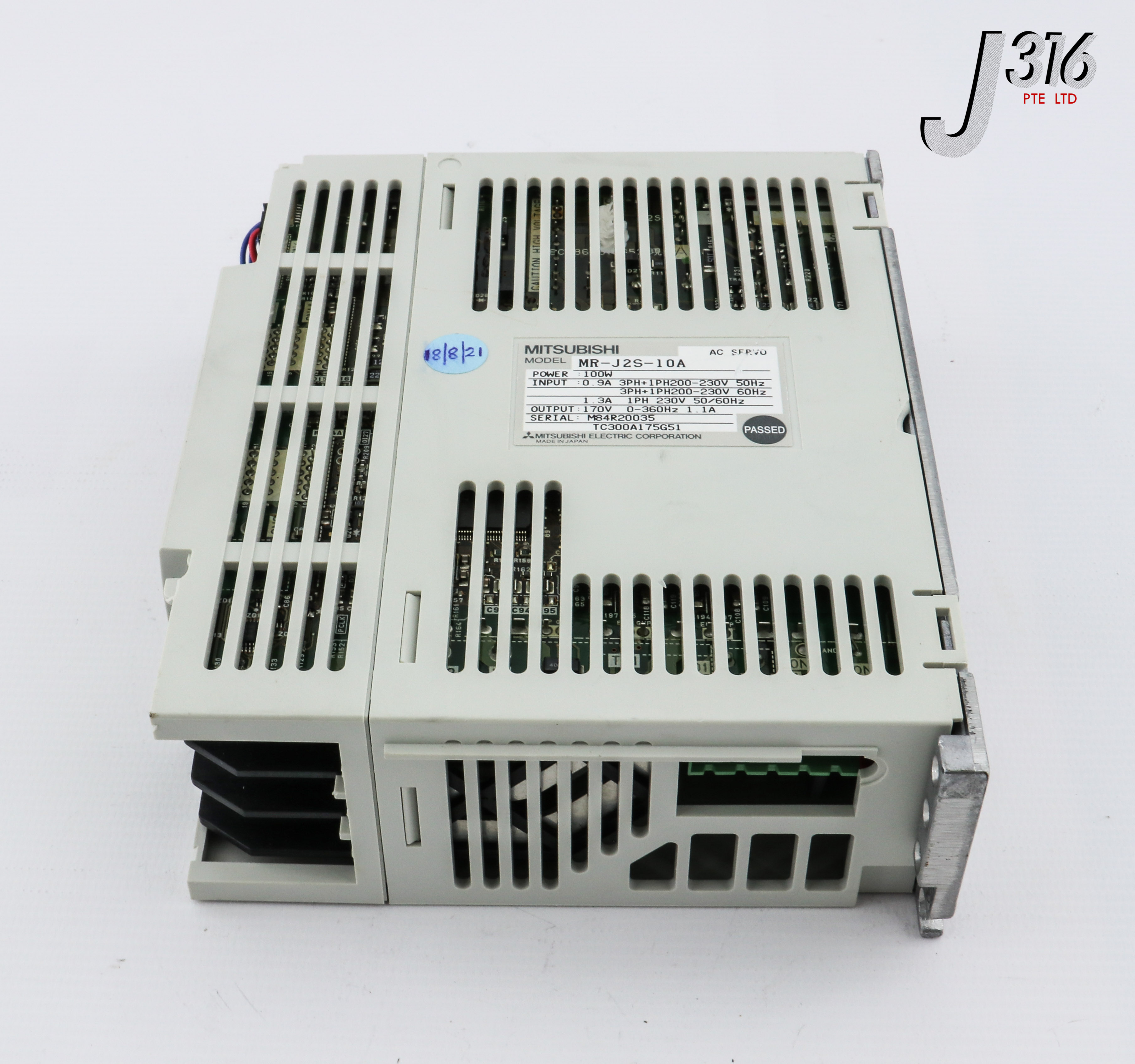 に 26049 MITSUBISHI AC SERVO DRIVE MODULE 0.9A 200-230V 50/60HZ MR